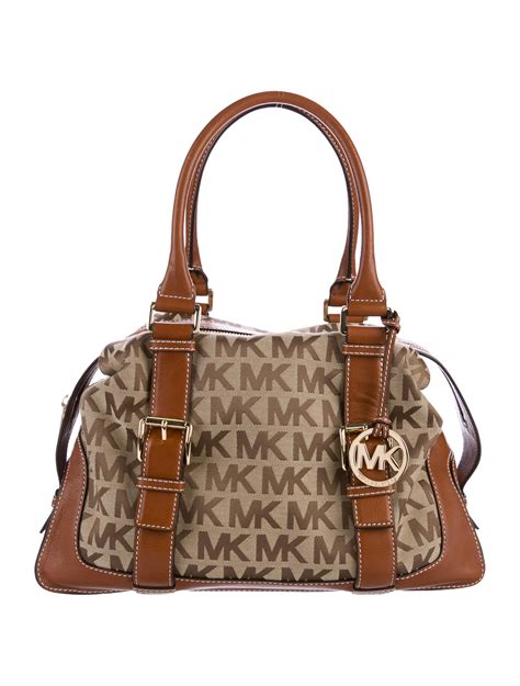 michael kors monogram shoulder bag|personalized Michael Kors bag.